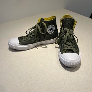 Converse Chuck Taylor All Star II Fatigue Green Mens 6 Womens 8
